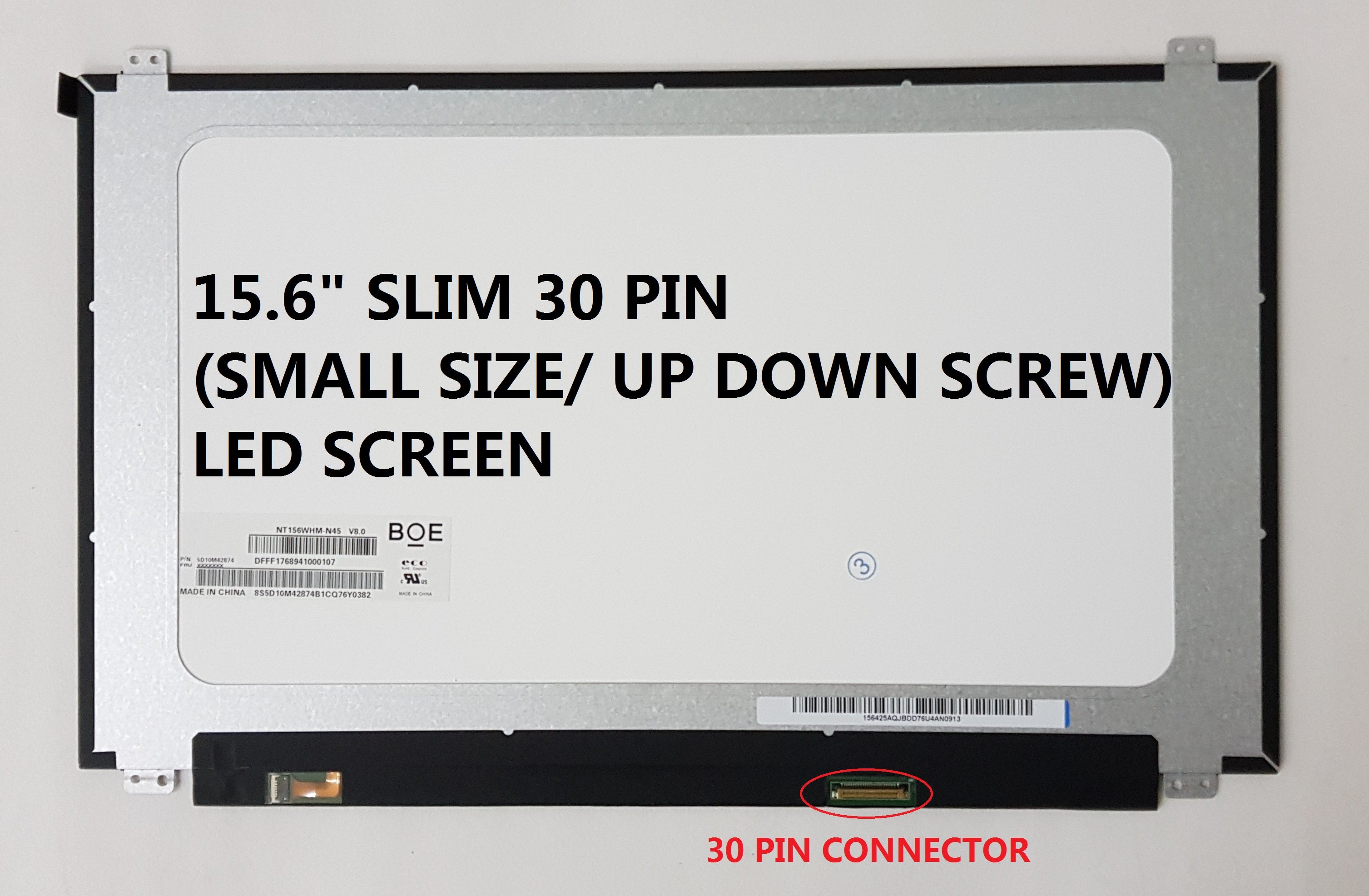 New Slim 15.6" Nano Edge 30 Pin HD Laptop Screen