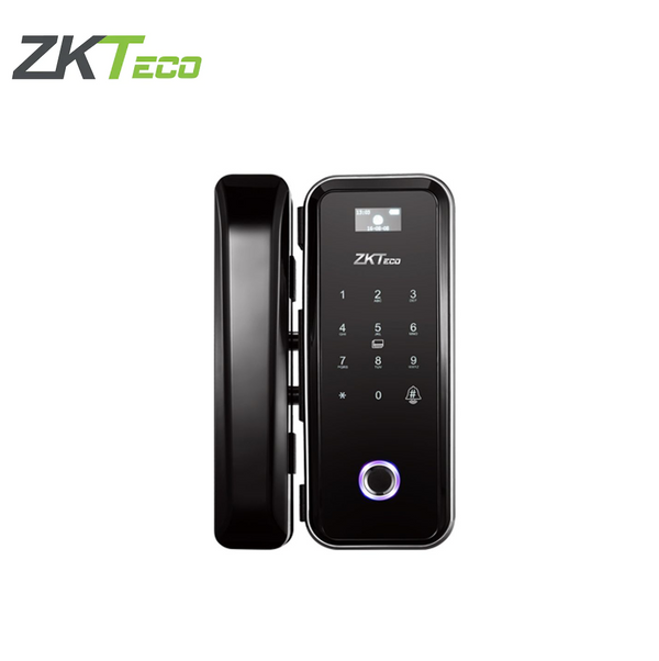 ZKteco GL300 Door Lock With Fingerprint , RFID , Password Hybrid Verification Glass Door Lock