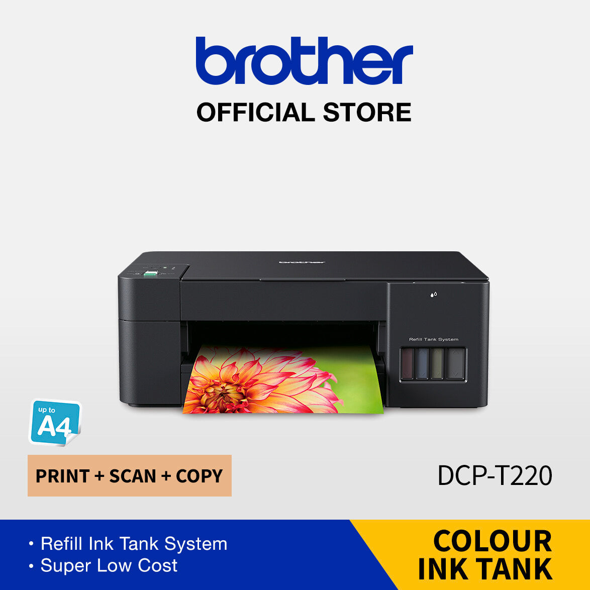Brother DCP-T220 / T420W / T520W / T720DW / MFC-T920DW Print, Scan, Copy, FAX Wireless Printer