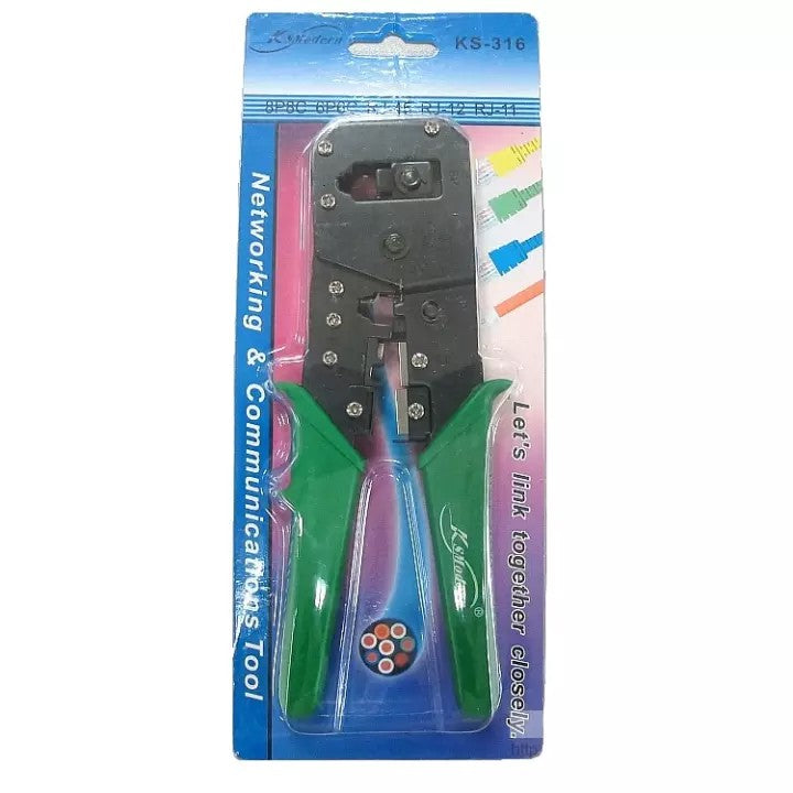 KS-316 RJ45 + RJ11 Modular Crimping Tool – wme.my