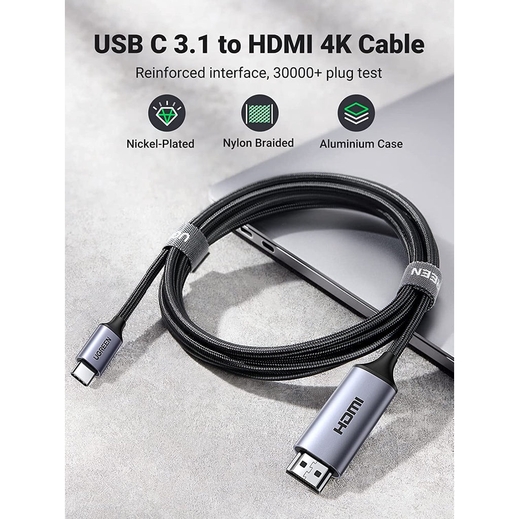 Ugreen USB-C To HDMI Male To Male 1.5m Cable 4K 60Hz