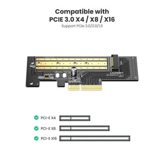 Ugreen M.2 NVME to PCIE NVMe 32Gbps Computer Expansion Card