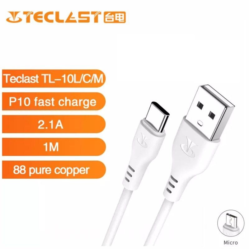 TECLAST TL-P10M USB Data Sync Charging Cable Micro USB