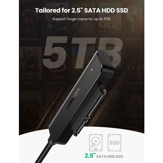 Ugreen USB-A to 2.5-Inch SATA Converter 50cm USB Sata Harddisk / SSD