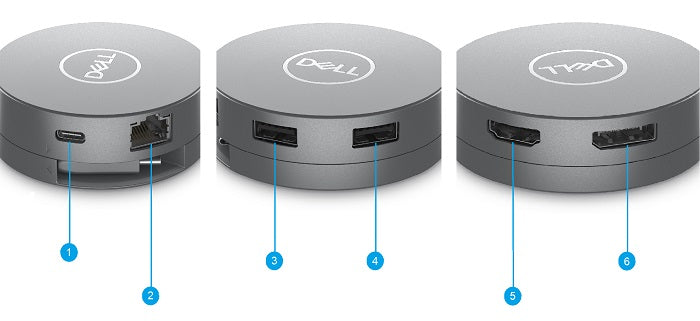 Da Usb Device Dell 6-in-1 USB-C Multiport Adapter - DA305 / DA310 – wme.my