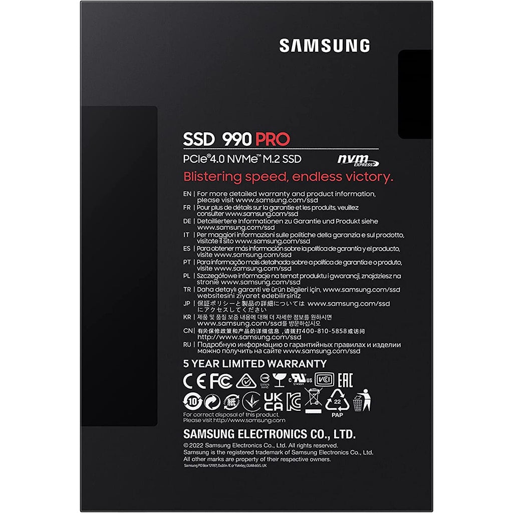 Samsung 990 PRO NVMe M.2 SSD [500GB/1TB]