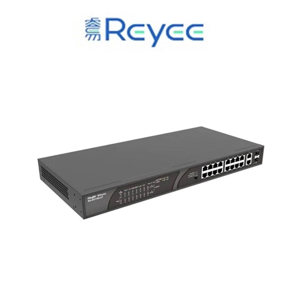 Reyee Ruijie RG-ES118S-LP 18-Port RG-ES110D-P 10-Port with POE+ WITH 2 SFP & Uplink Ports Unmanaged Switch