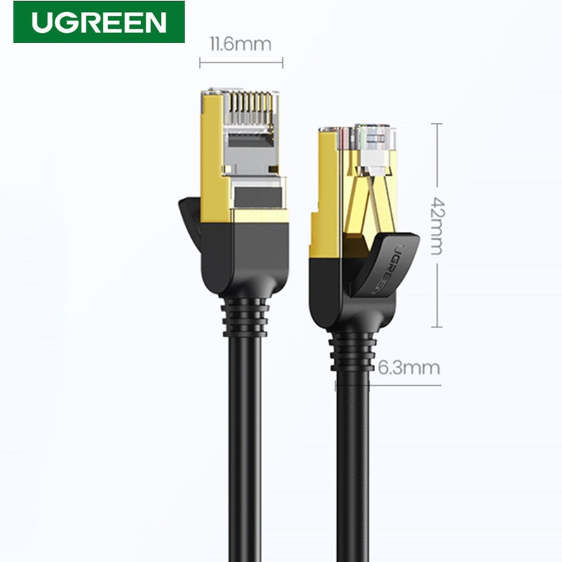 Ugreen Cat 7 Ethernet Cable High Speed Flat Gigabit RJ45 Network Cable