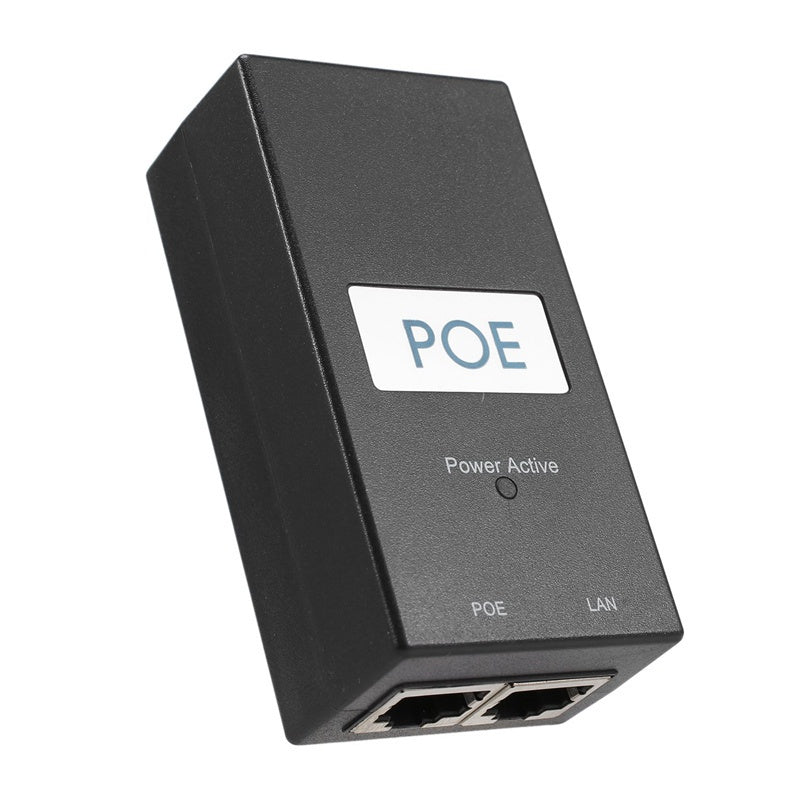 24V/48V 0.5A Desktop POE Power Injector Ethernet Adapter Surveillance CCTV for IP Camera Power Supply
