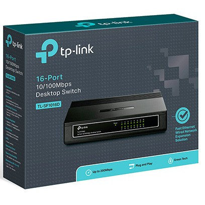 TP-Link TL-SF1016D 16 Port 10/100 Switch