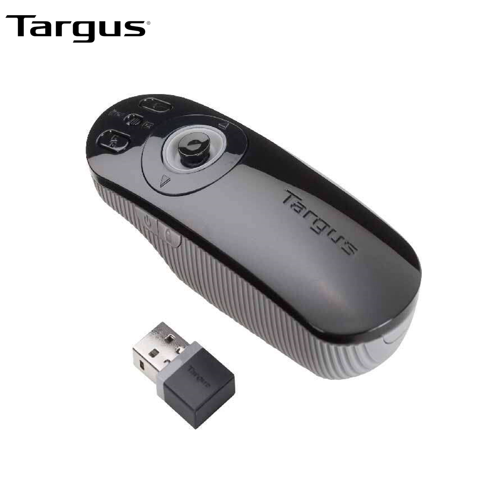 Targus AMP09 2.4GHZ RED Presenter Laser Pointer P09 Wireless USB Multimedia Presentation Remote (AMP09-AP)