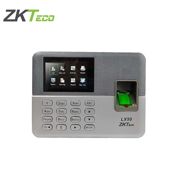 ZKTeco Fingerprint Attendance Machine Time Record Office Employee Punch Card LX50