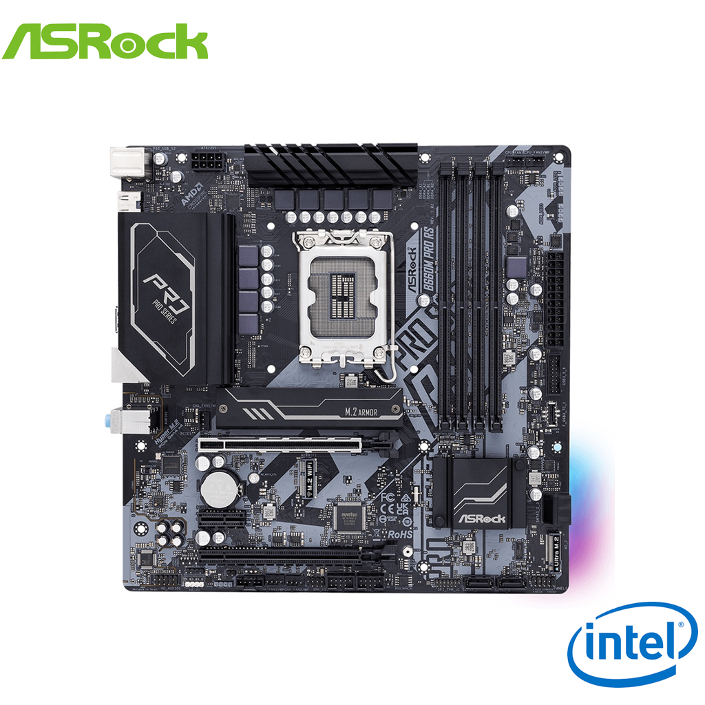 Asrock B660M Pro RS DDR4 LGA 1700 Micro-ATX Intel Motherboard