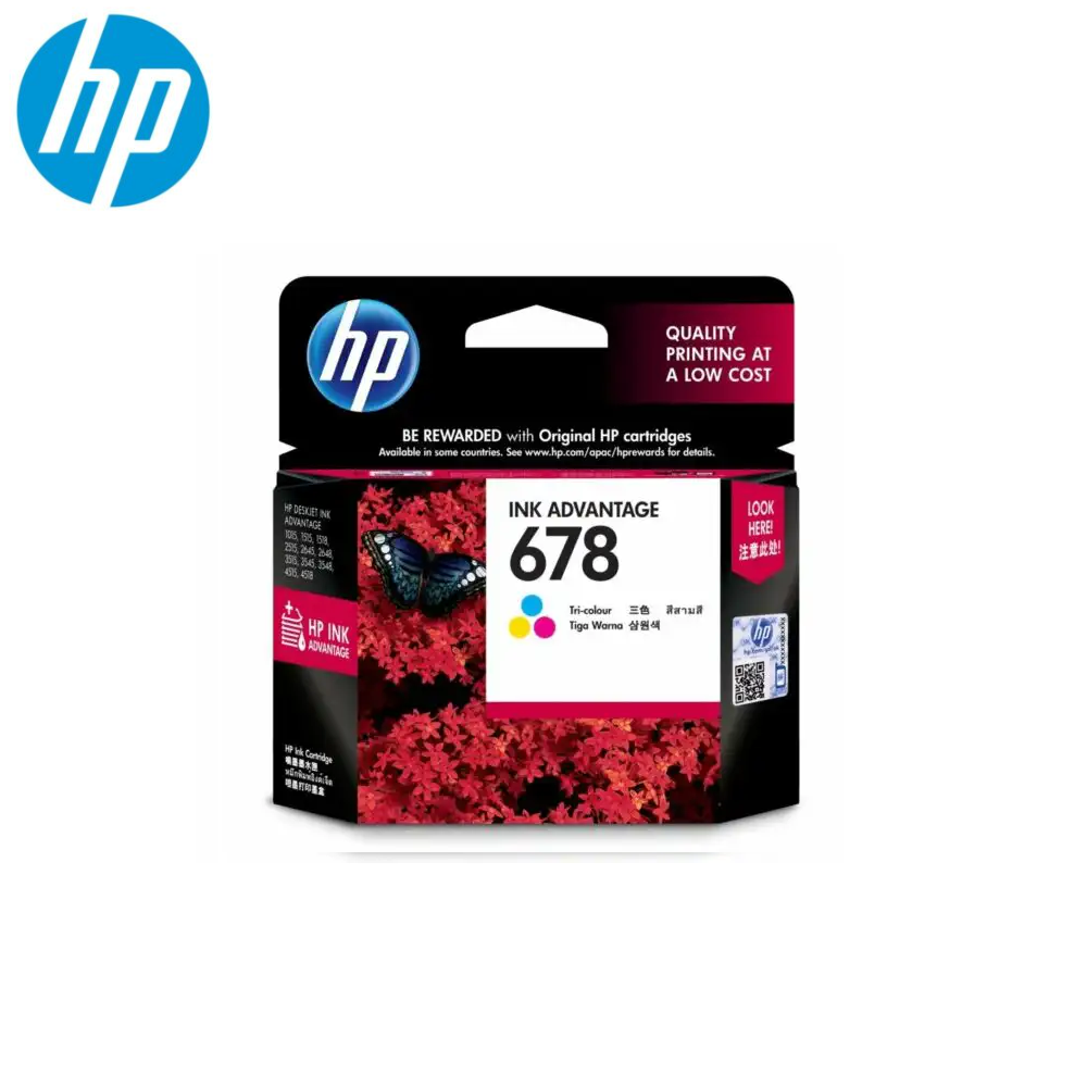HP 678 Black / Colour Ink Advantage Cartridge