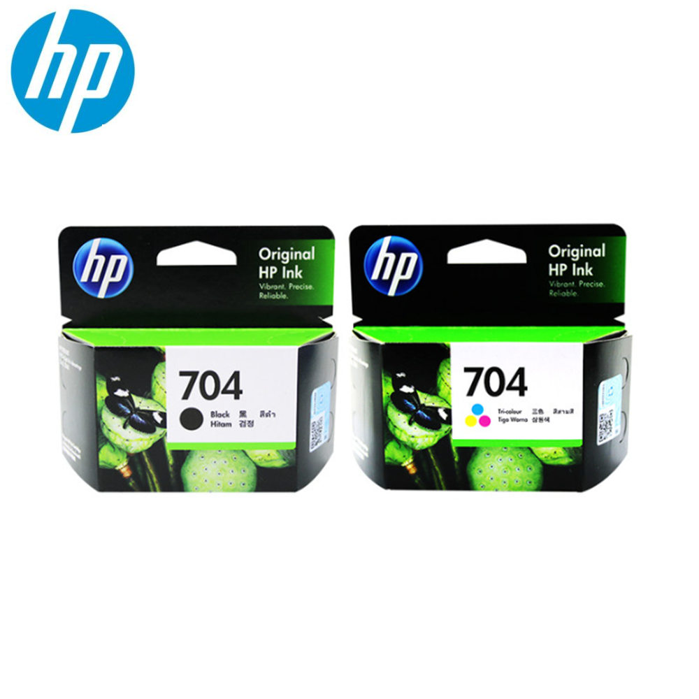 HP 704 Black / Colour Ink Cartridge – wme.my