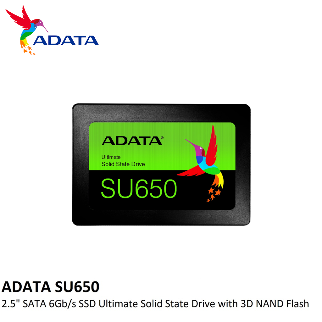 SSD ADATA Sata Ultimate SU650 120GB / 240GB / 480GB / 960GB New Original Warranty 3 years