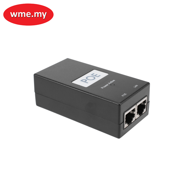 24V/48V 0.5A Desktop POE Power Injector Ethernet Adapter Surveillance CCTV for IP Camera Power Supply
