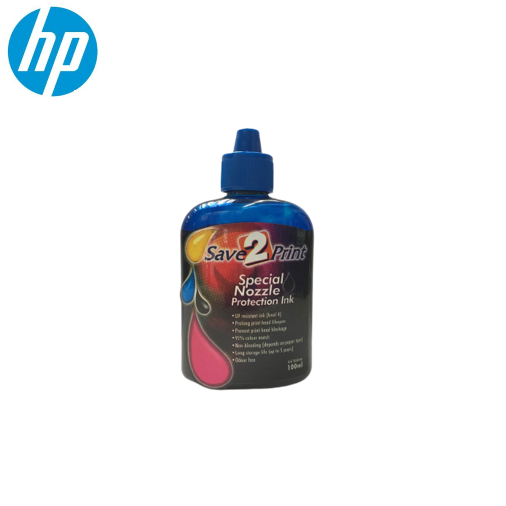 HP Save2Print Special Nozzle Protection Refill Ink (Cyan)