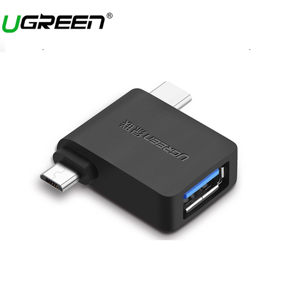Ugreen  2 in 1 Adapter Micro USB MALE + USB TYPE C Male to USB 3.0 Female