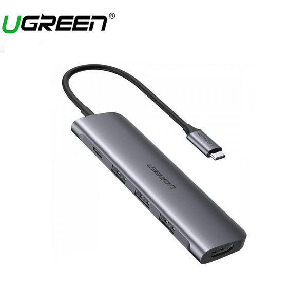 Ugreen USB-C To HDMI with 3 Ports USB 3.0 PD Power Converter USB Hub
