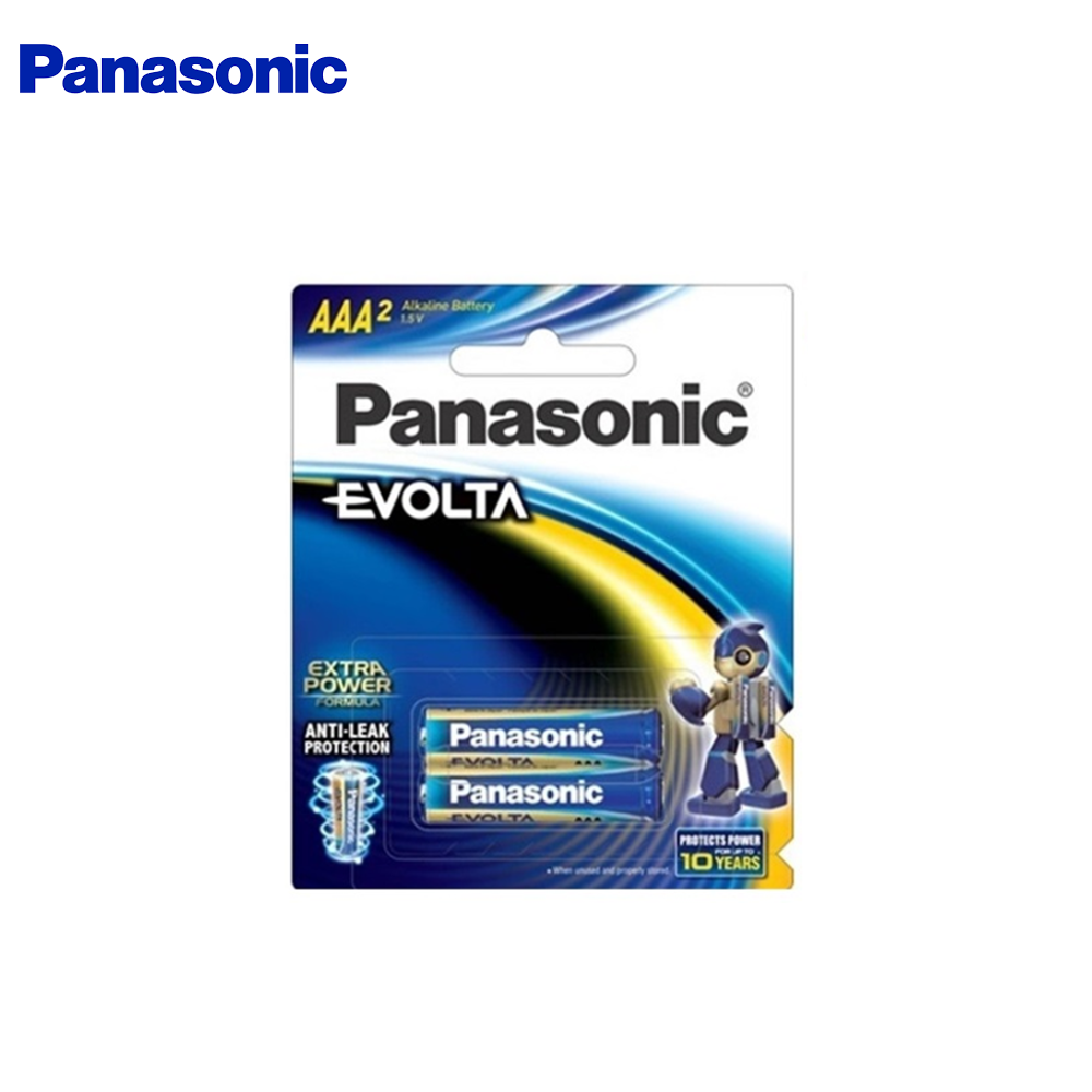 Panasonic Evolta AAA Size 2pcs Pack Alkaline Battery LR03EG/2B