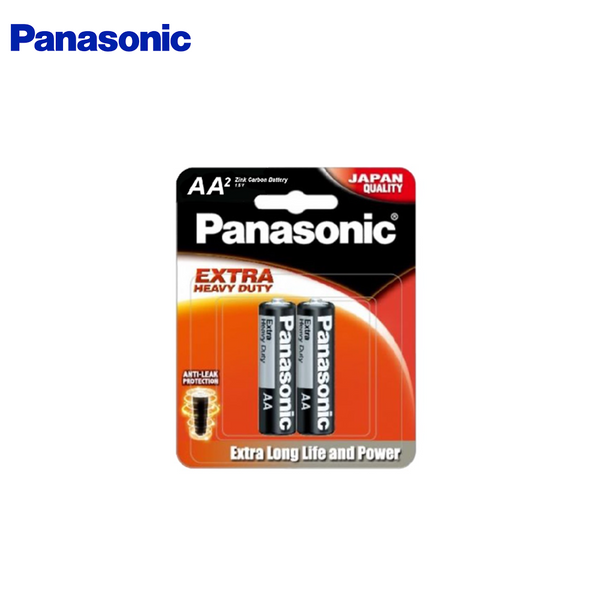 Panasonic Extra Heavy Duty AAA Size 2 pcs Pack Zinc Carbon Battery UM-4SHD/2B