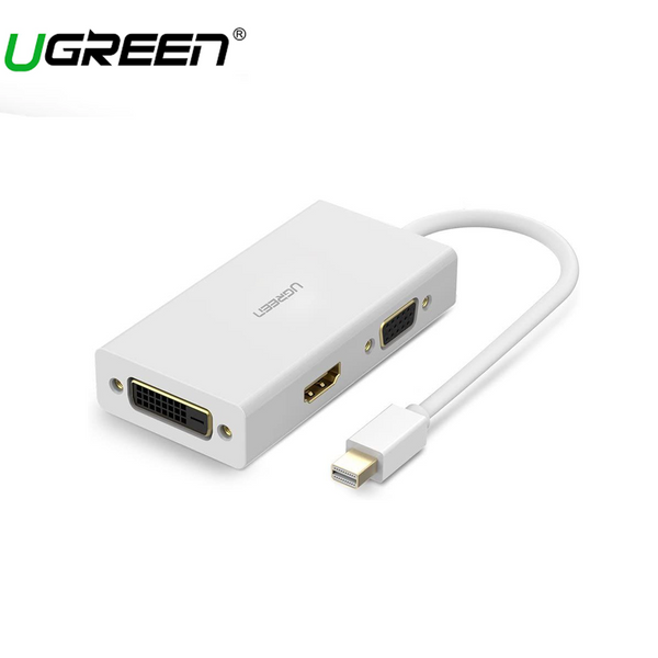 Ugreen Mini DP to HDMI/VGA/DVI Converter (For Apple Device)