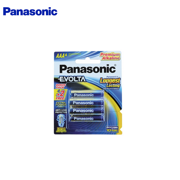 Panasonic Evolta AAA Size 6pcs Pack Alkaline Battery LR03EG/6B2F