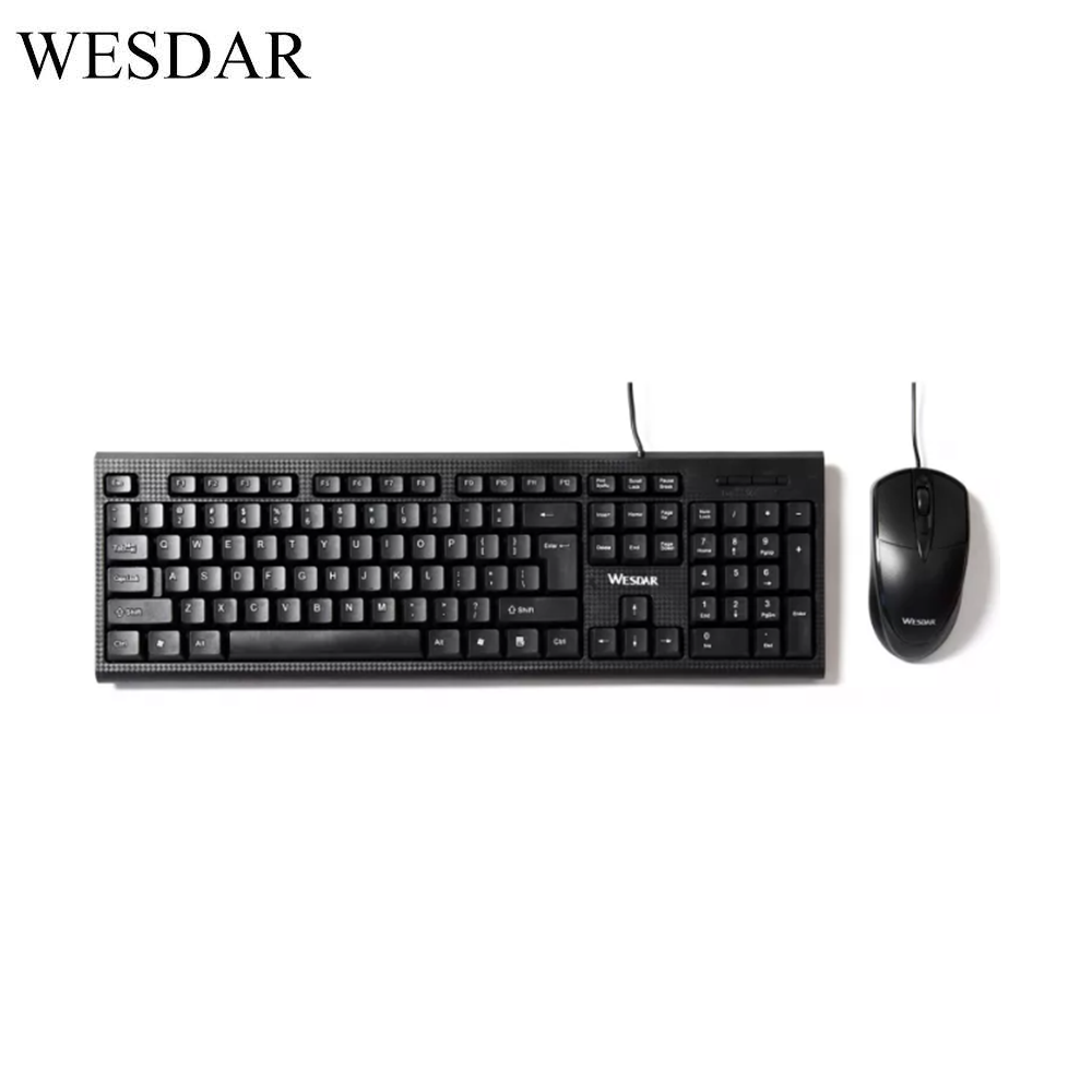 Wesdar KM5 USB Keyboard & Mouse Combo
