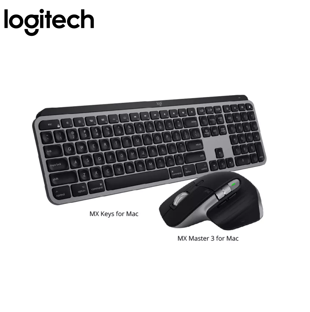 [Combo Set] Logitech MX Keys for Mac + MX Master 3 for Mac